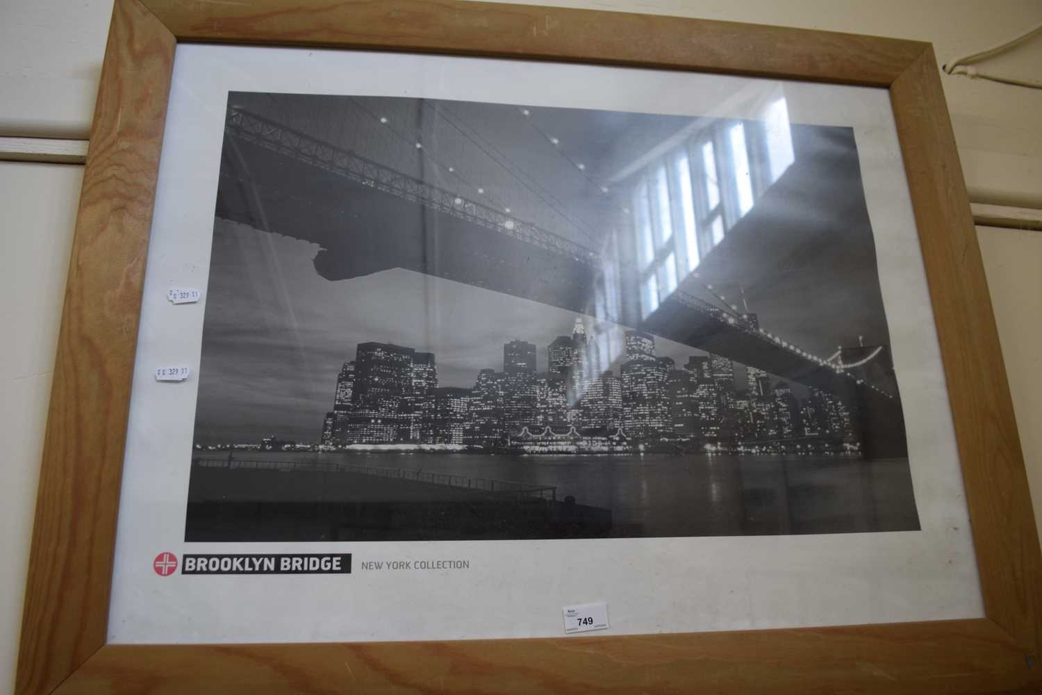 Brooklyn Bridge, framed print