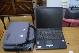 Fujitsu Siemens laptop with matching bag