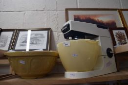 Kenwood food mixer and two bowls