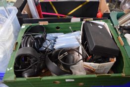 Mixed lot of AV equipment to include various sets of headphones, cabling and other accessories
