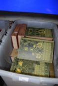 Box of assorted books to include The Gresham Publishing Company eight various editions and others to