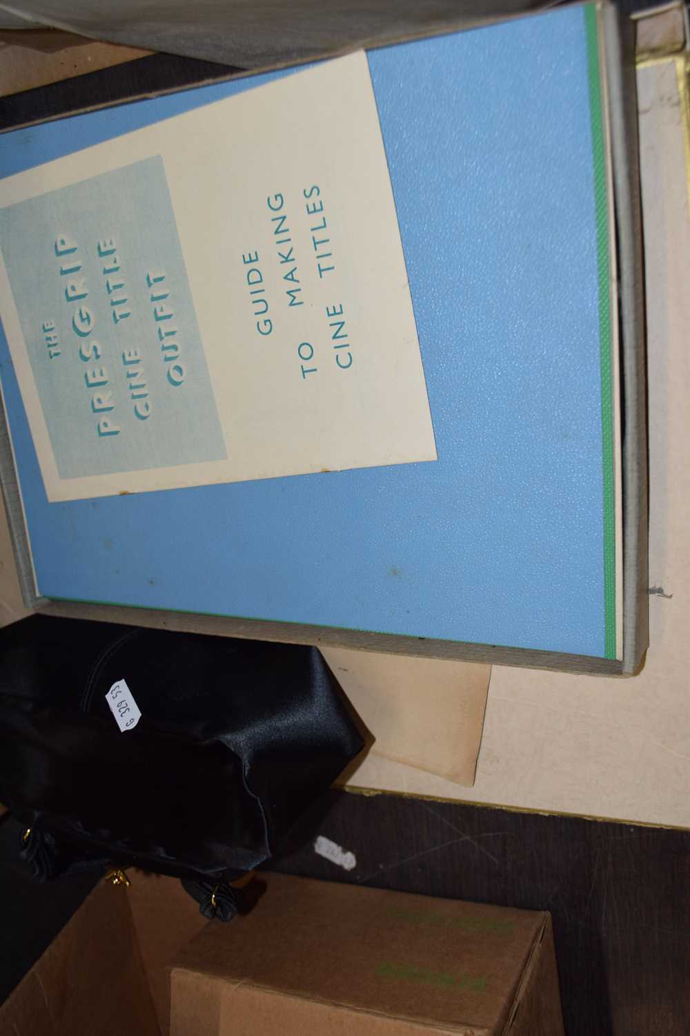 Guide to Making Cinetiles, vintage photograph, table wares and a black satin evening bag - Image 2 of 4