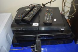 Humax freeview box together with another similar and a Samsung DVD player (3)