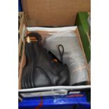 A pair of W S Industrial Footwear mens boots, size 8