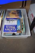 Box of assorted books to include naval history and others