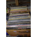 Large box of mixed records