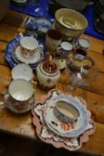 Mixed Lot: Various assorted tea wares, Torquay Pottery ware items etc