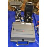 Vintage Projector Interest - A Newton Lightmaster 35mm slide projector together with a Harris Deluxe