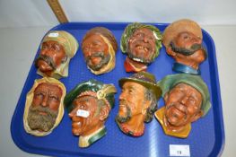 Collection of Bossons plaster work busts