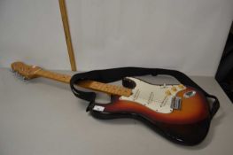 Unbranded electric guitar