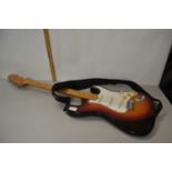 Unbranded electric guitar