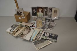 Box of assorted postcards