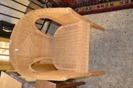 Wicker armchair