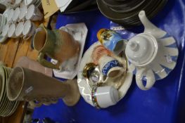 Mixed Lot: Various assorted vases, teapots, tea wares etc