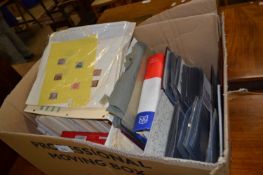 Large box of various mixed stamps, principally Great Britain first day covers and stock book