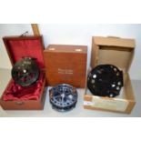 Three boxed centre pin fishing reels comprising Marco, Cortesi, Matt Hayes and Lewtham (3)