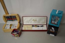 Mixed Lot: An Ice watch and others plus a further bangle stamped 925