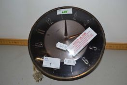 Vintage Metamec of Dereham electric wall clock