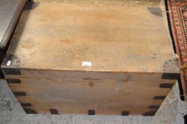 Vintage pine blanket box