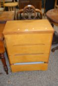 Mid 20th Century four drawer chest, 62cm wide