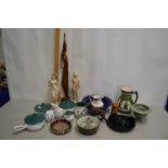 Mixed Lot: Denby Green Wheat table wares, various ornaments etc