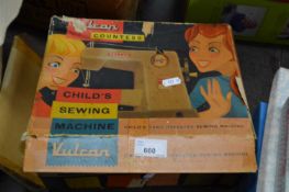 A Volcan Countess Child's sewing machine, boxed