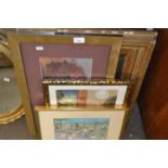 Quantity of framed pictures and prints