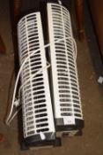 Two electric heaters