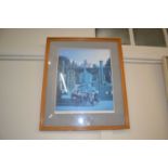 A live recording by Reg Cartwright, framed print