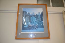 A live recording by Reg Cartwright, framed print