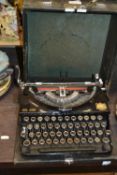 An Imperial typewriter, cased