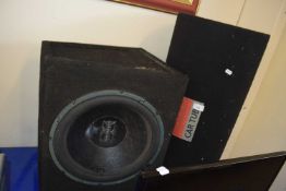 An Excursion car speaker and a JBL car base speaker
