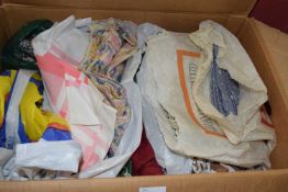 Quantity of assorted household and haberdashery fabrics