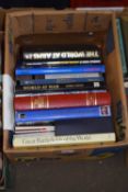 Books - assorted hardbacks, military reference and others