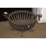Cast iron fire basket