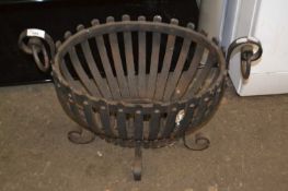 Cast iron fire basket