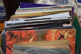 Box of various assorted records