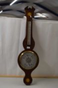 A reproduction Georgian style barometer