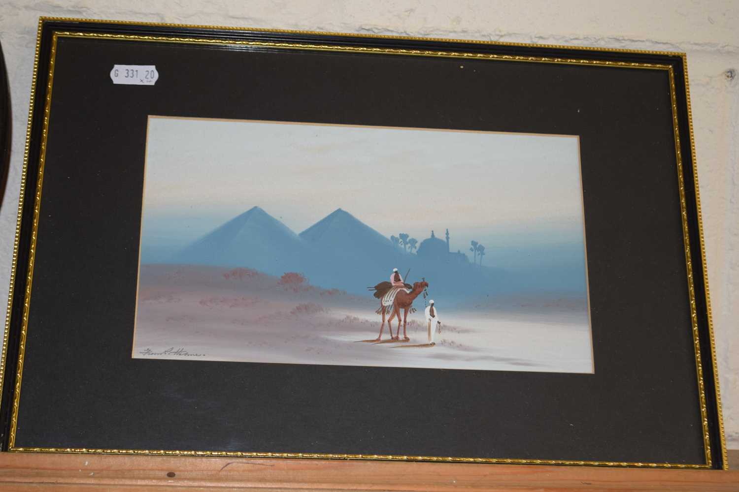 Collection of four Arabian scenes by Frank Holmes - Image 5 of 5