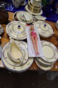 Quantity of Booths floral decorated dinner wares together with other assorted ceramics and a fashion