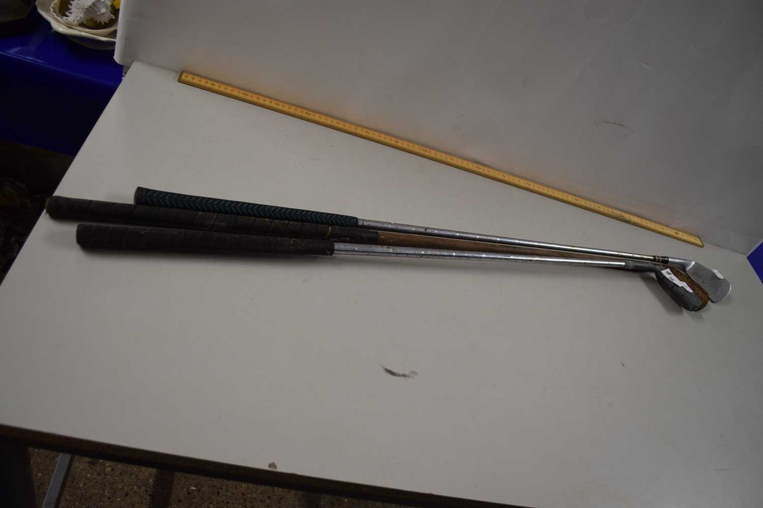 Three assorted vintage golf clubs - Image 2 of 3