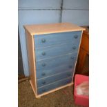 Modern six drawer bedroom chest