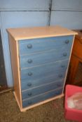 Modern six drawer bedroom chest