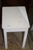 Small white painted stool