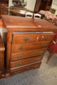 Modern four drawer bedroom chest 87cm wide