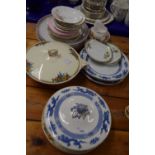 Mixed Lot: Various assorted dinner wares to include Cauldon and others