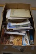 Box of various assorted postcards