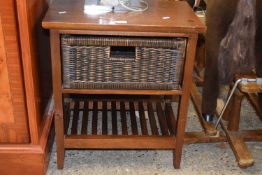 Pine bedside cabinet