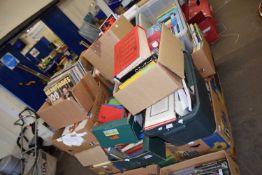 Pallet of boxed assorted books