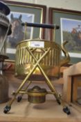 Brass spirit kettle